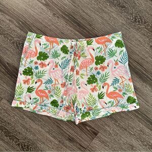 Mahogany Flamingo Shorts